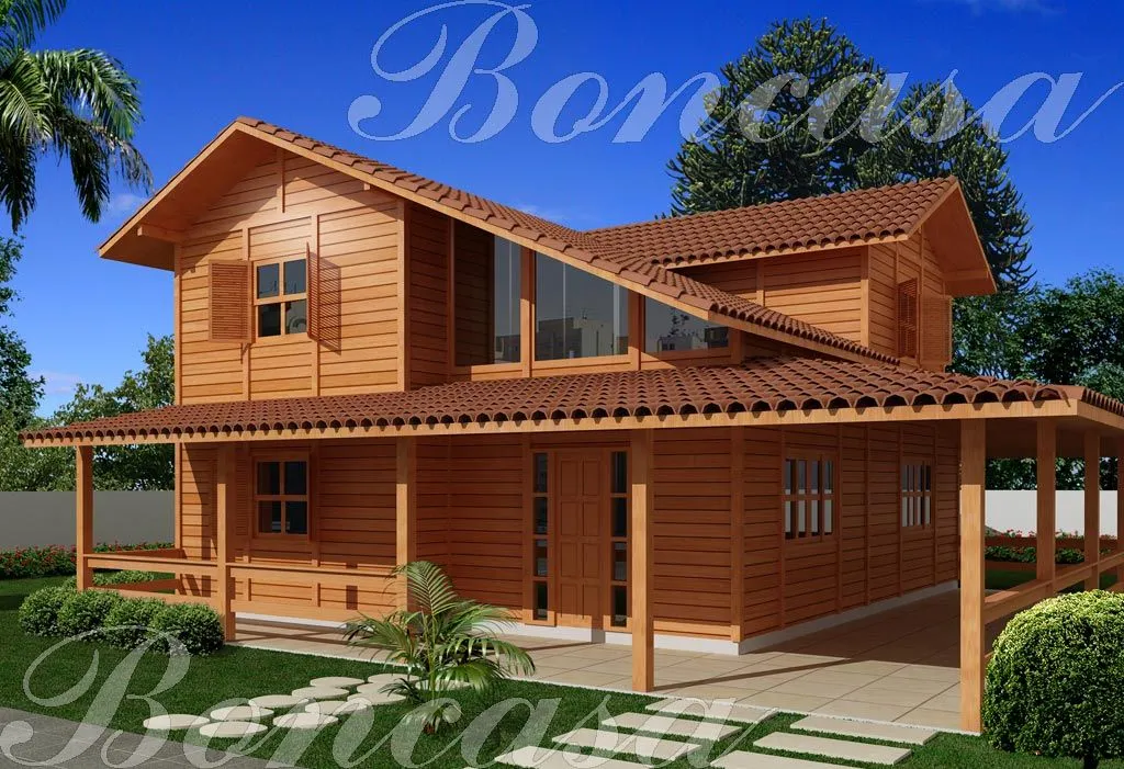 Boncasa - Casas de Madeira Pré Fabricadas - São Paulo