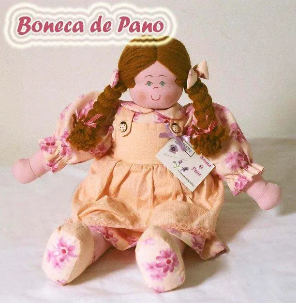 Boneca de Pano - Artesanal e Confecção | Cultura Mix