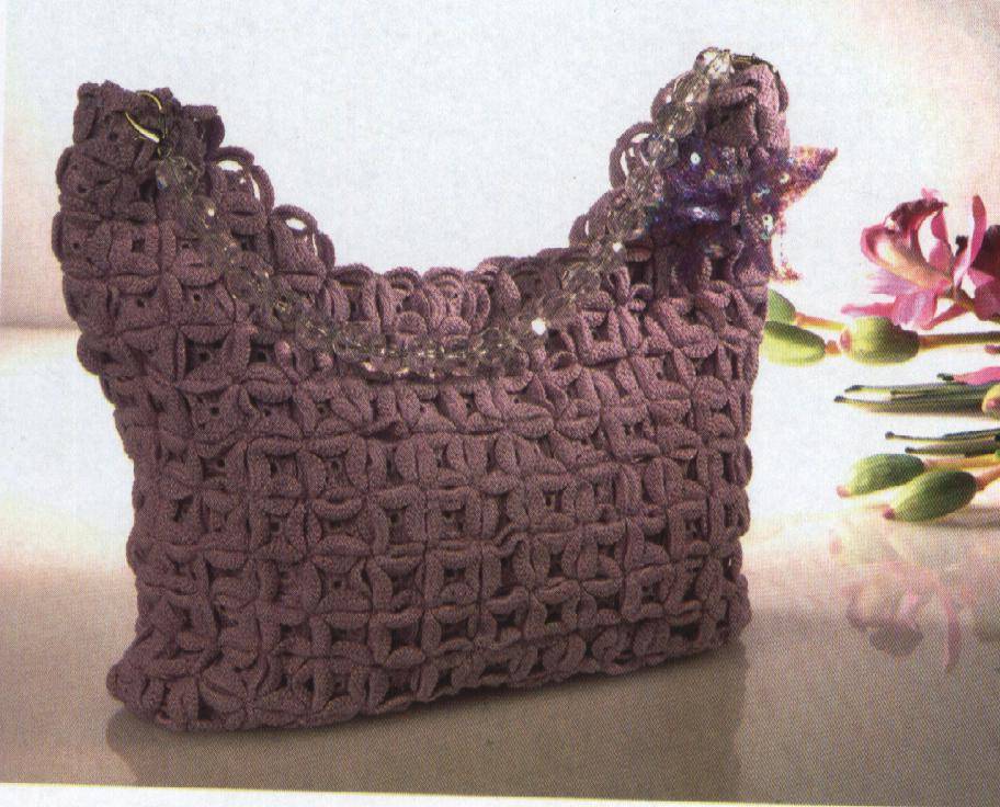 Cómo hacer un bonito bolso tejido a crochet :: Patrones para tejer ...