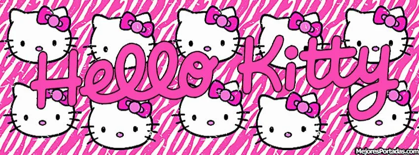 Bonito Motivo de Hello Kitty - ❋ Las Mejores Portadas para tu ...