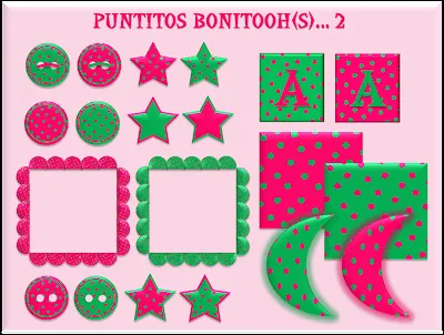 bonitooh...free scrap: Kit puntitos Bonitooh(