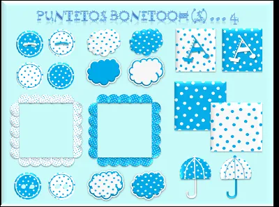 bonitooh...free scrap: Kit puntitos Bonitooh(s)...4 y marcos ...