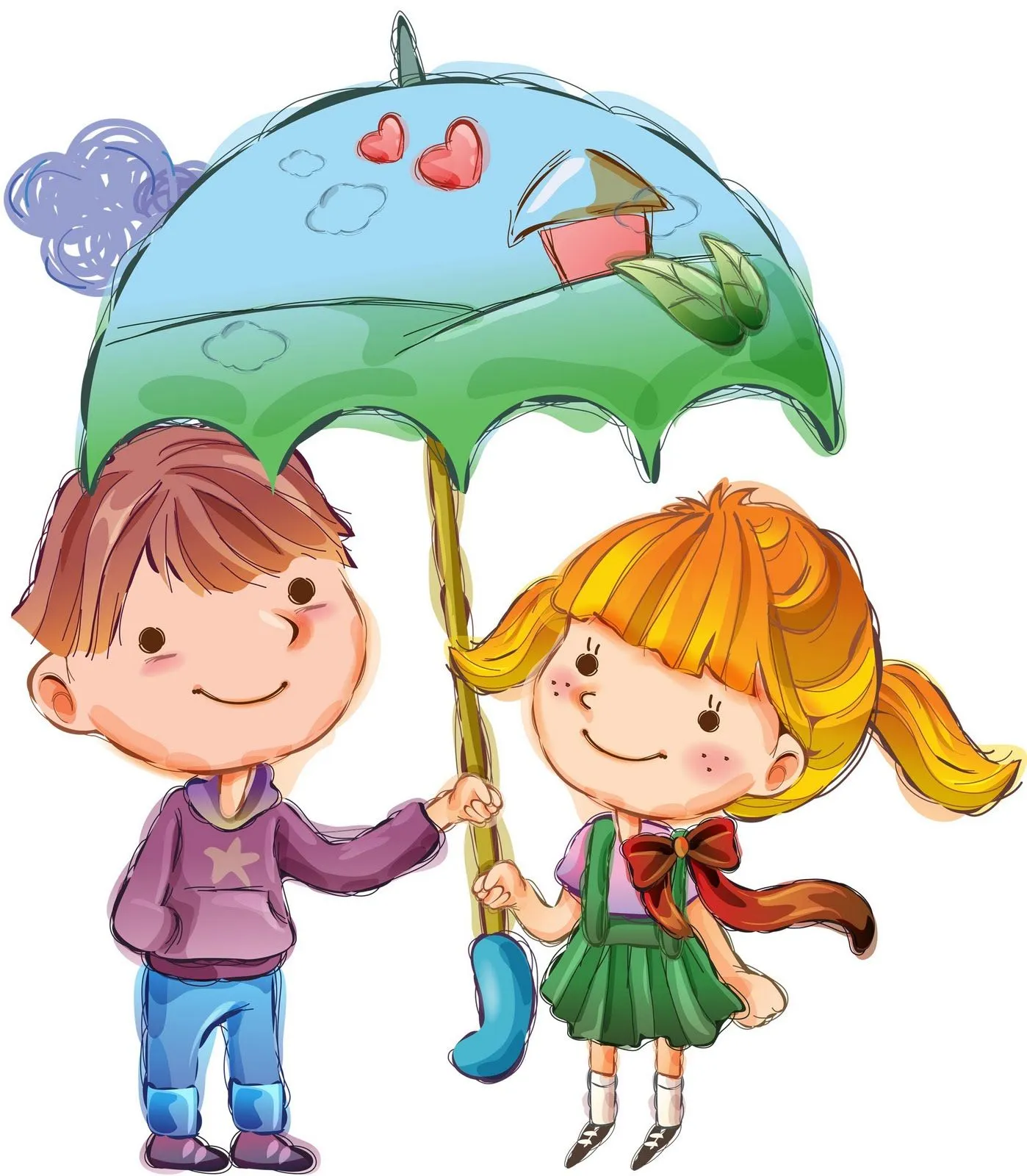 Bonitos Dibujos infantiles con niños : cositasconmesh