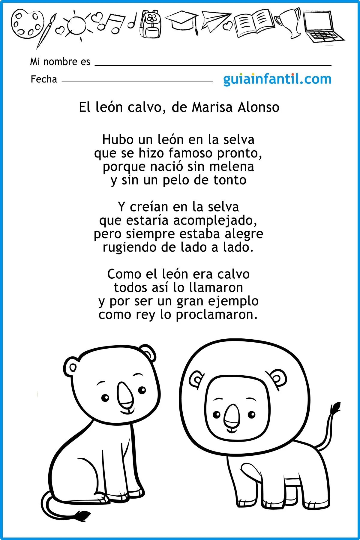 5 bonitos poemas cortos de animales para niños