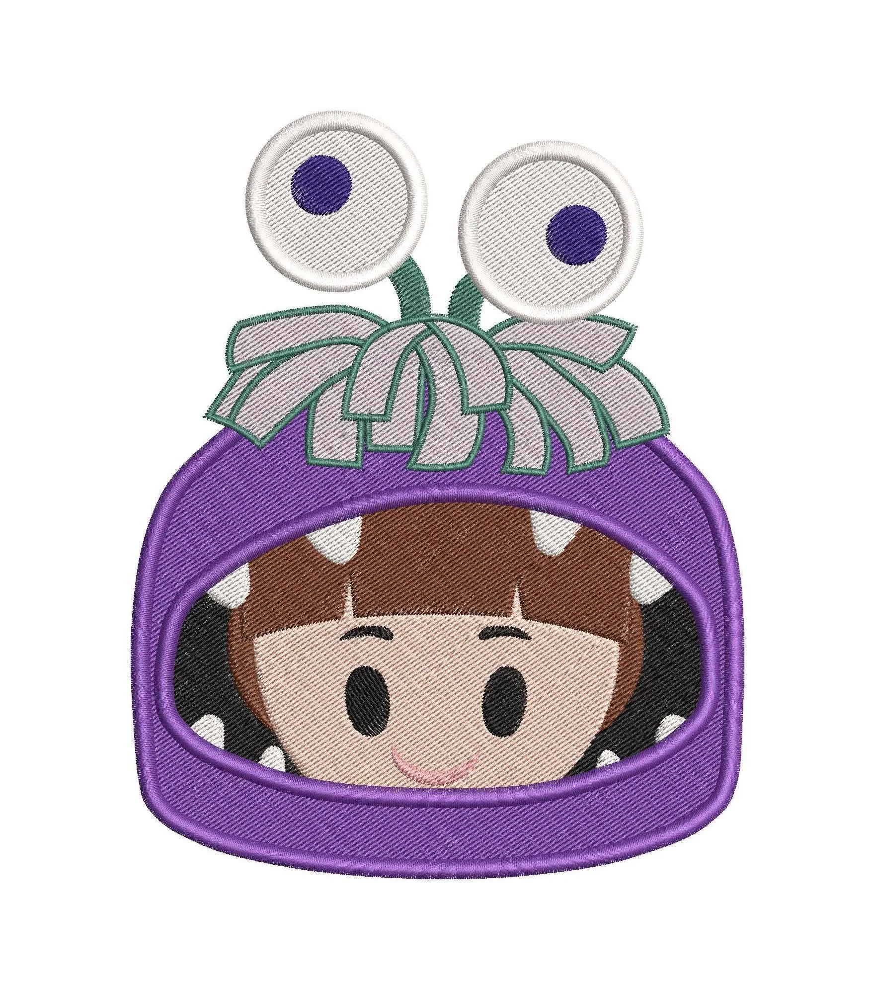 Boo Monsters Inc Emoji relleno bordado diseño Descarga - Etsy México