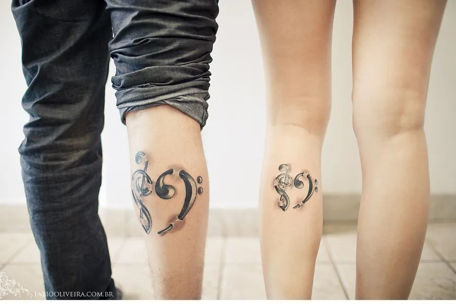 Bordada de tulipas': Inspiração: Tatuagens de casal