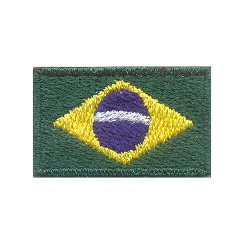 Bordado Bandeira do Brasil Oficial PQ - Militar Brasil