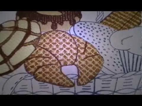 Bordado Fantasia Cuerno Pan - YouTube