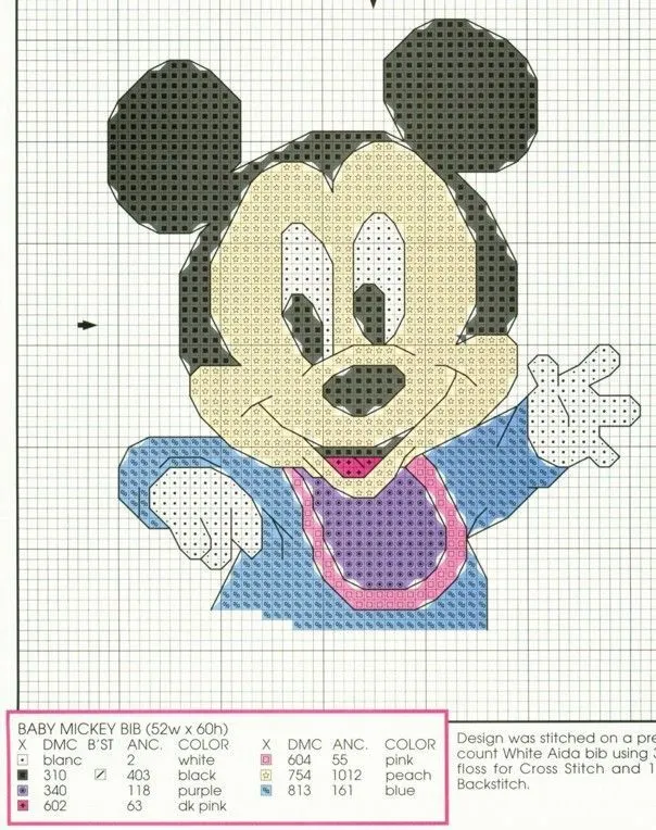 Bordados e Alegria: Gráficos Disney