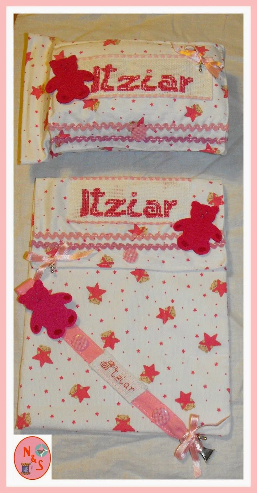 Bordados para bebe, punto de cruz y fieltro-Regalos para bebes ...