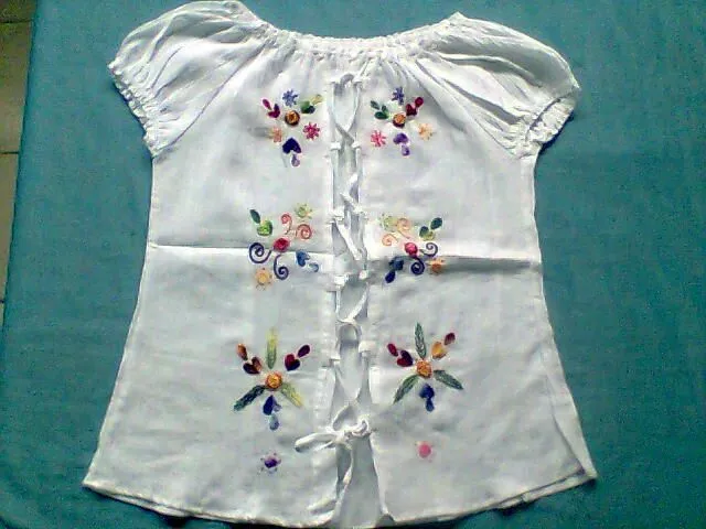 Blusas con bordados - Imagui