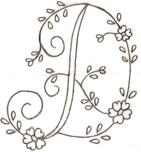 bordar letras a mano - Recherche Google | Monogramme | Pinterest