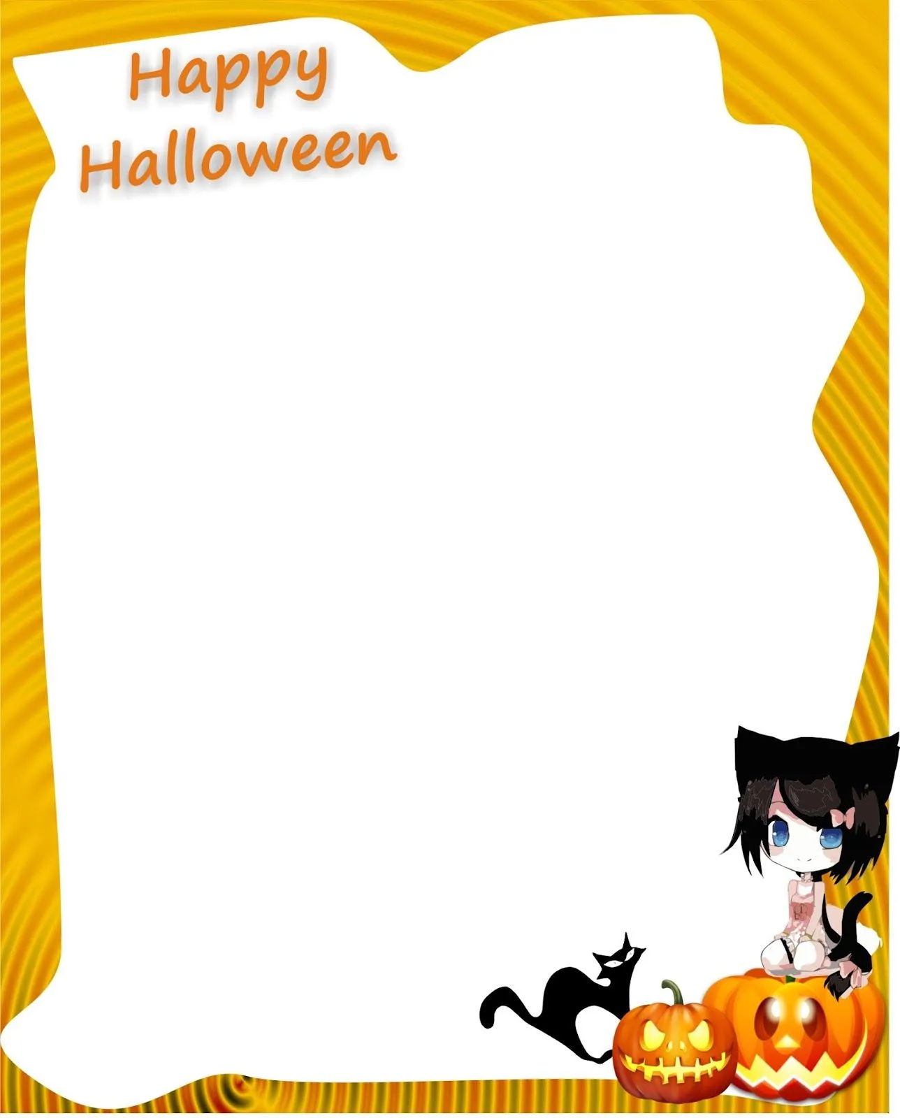 BORDERS FOR KID: DISEÑO GRAFICO CARATULAS HALLOWEEN