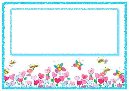 Bordes de mariposas para invitaciónes - Imagui