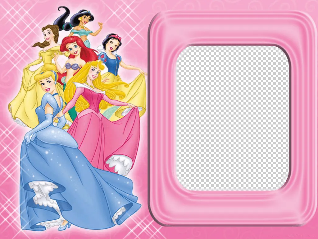 Bordes para caratulas con princesas Disney - Imagui