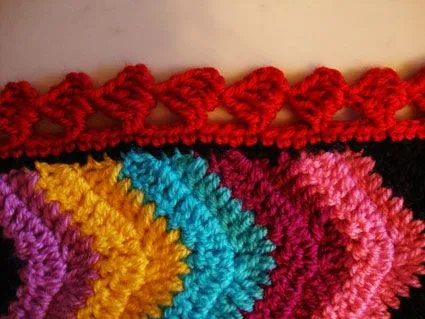 Bordes tejidos a crochet - Imagui