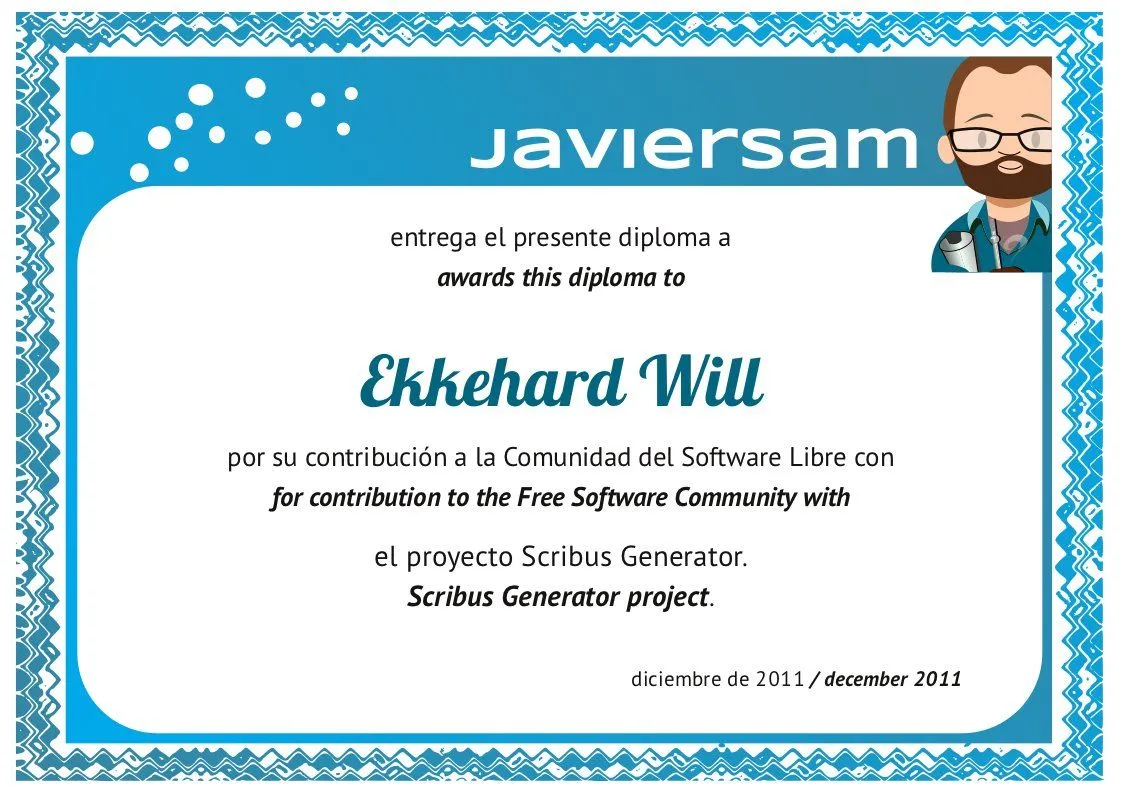 JavierSam: Scribus Generator: Mail Merge con Scribus