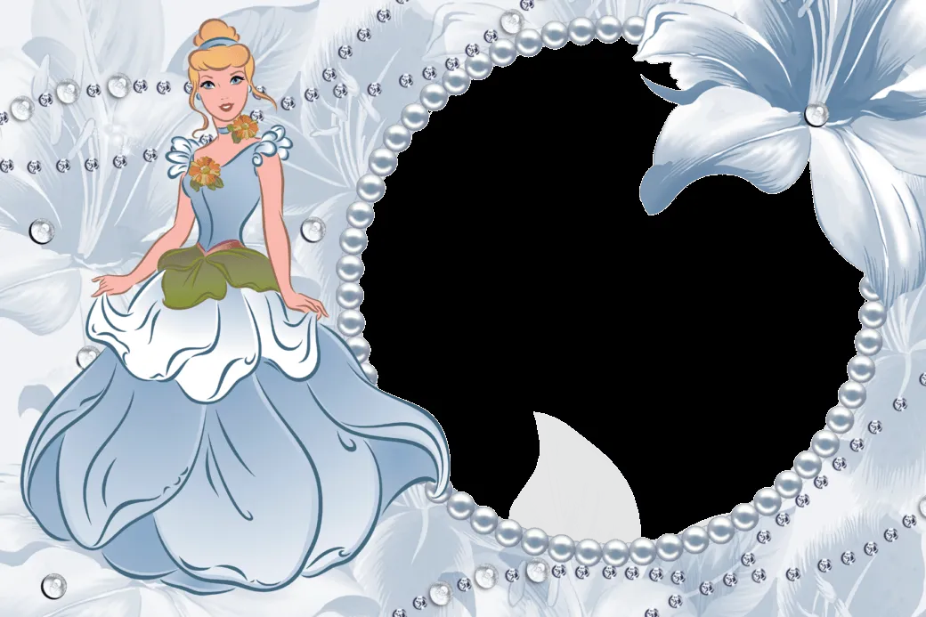 Bordes de Fotos de las Princesas Disney. 4 Marcos en Png. ~ Marcos ...