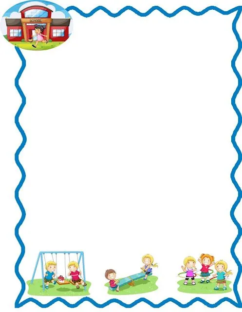 Marcos para hojas de niños - Imagui