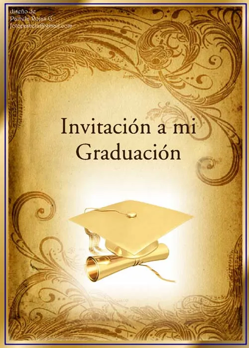 Bordes para invitaciones de graduacion - Imagui