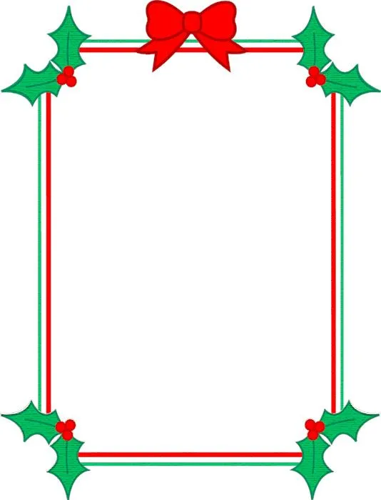 Bordes de tarjetas navideñas - Imagui