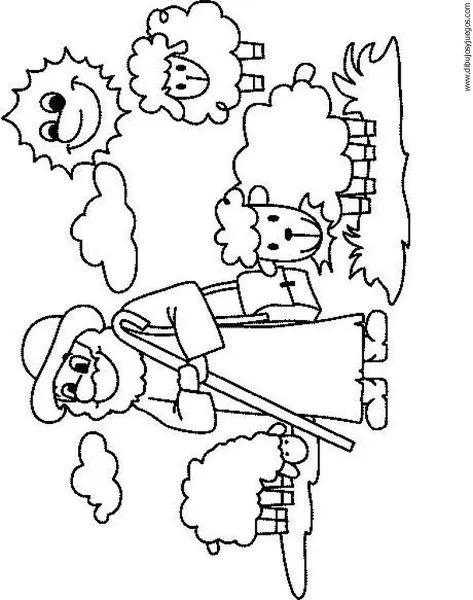 de borreguitos Colouring Pages