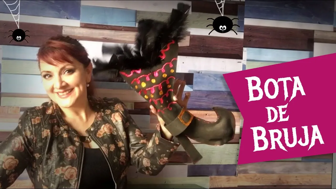 Bota de Bruja Foamy Goma Eva :: Chuladas Creativas :: Halloween DIY -  YouTube