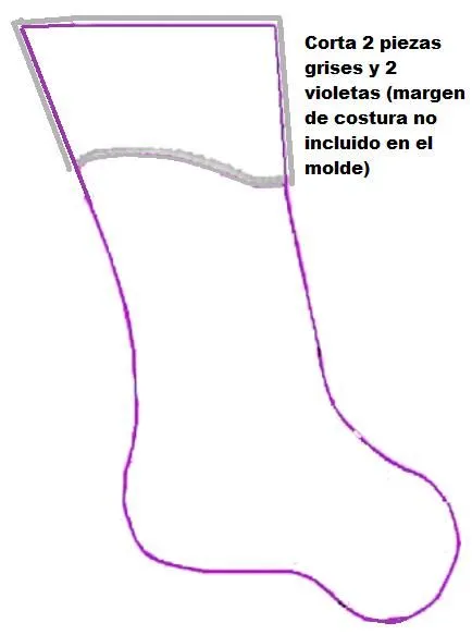 Patrones para botas navideñas - Imagui