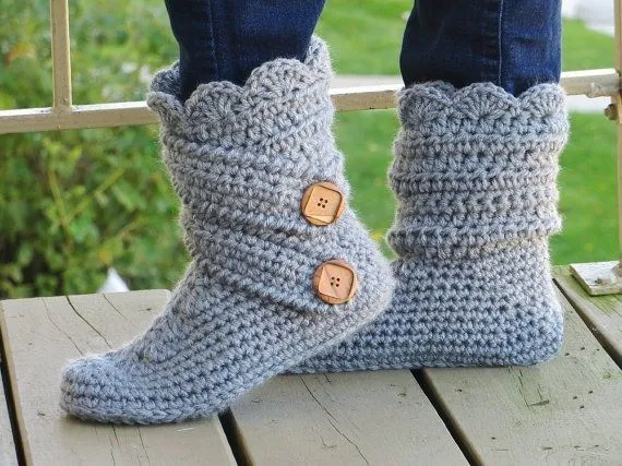 Botas tejidas a crochet patrones gratis - Imagui | tejido ...