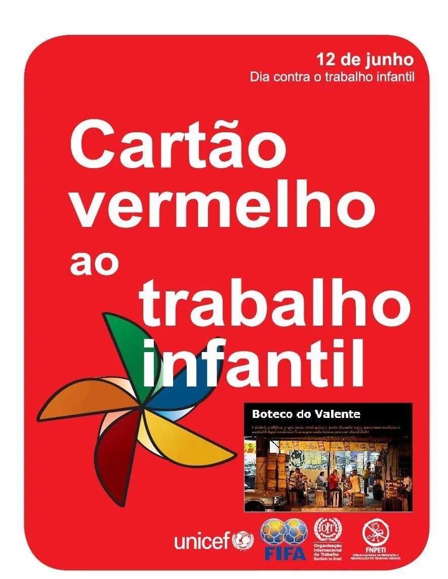 Boteco do Valente: Cartão Vermelho ao Trabalho Infantil