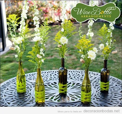 Botellas | Decoración bodas