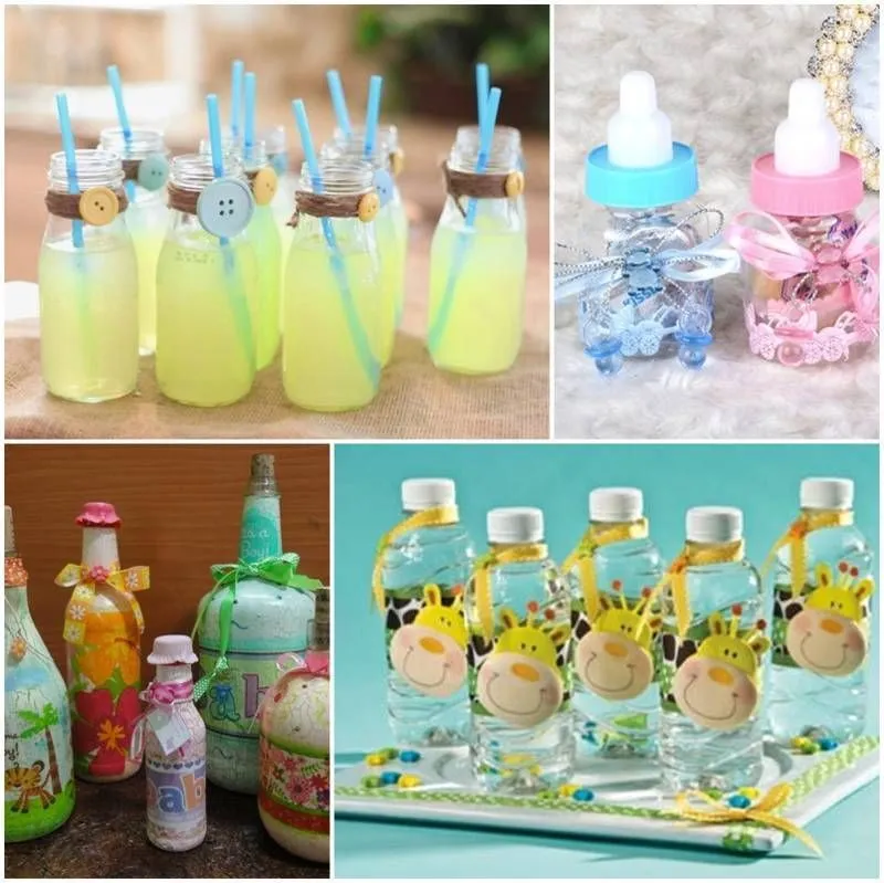 botellas decoradas para baby shower | botellas | Pinterest | Bebé ...