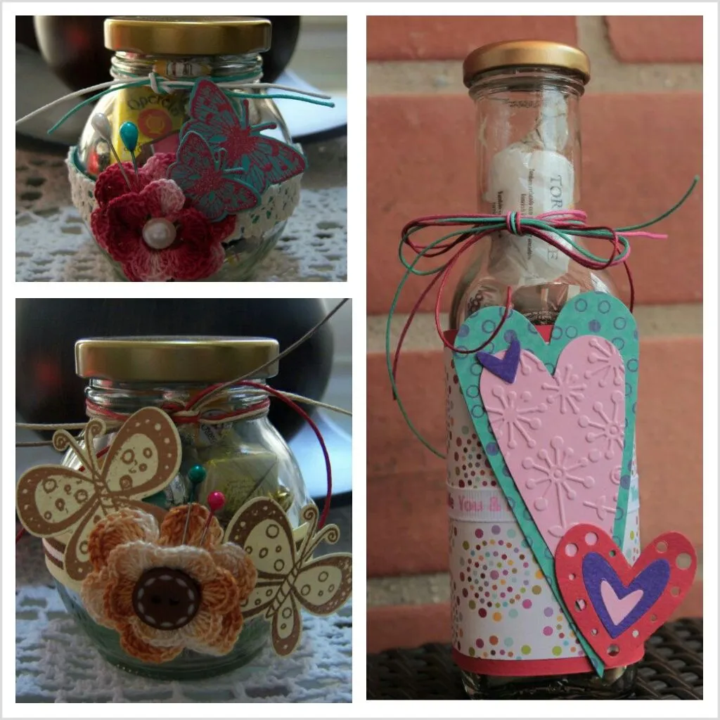 Botellas con dulces decoradas. | ciria | Pinterest
