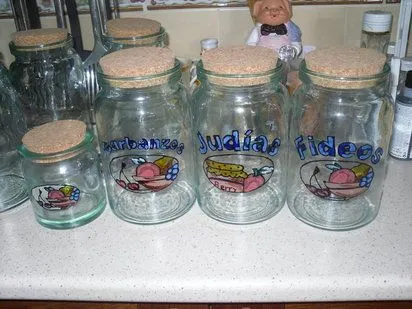 Decoración de potes de cocina con foami - Imagui