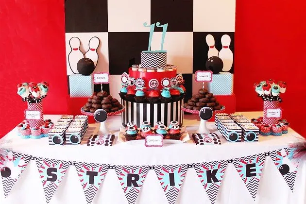 Bowling Birthday Party {Guest Feature} - Celebrations at Home