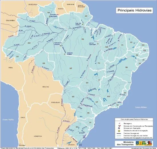 Brasil: hidrografía | La guía de Geografía