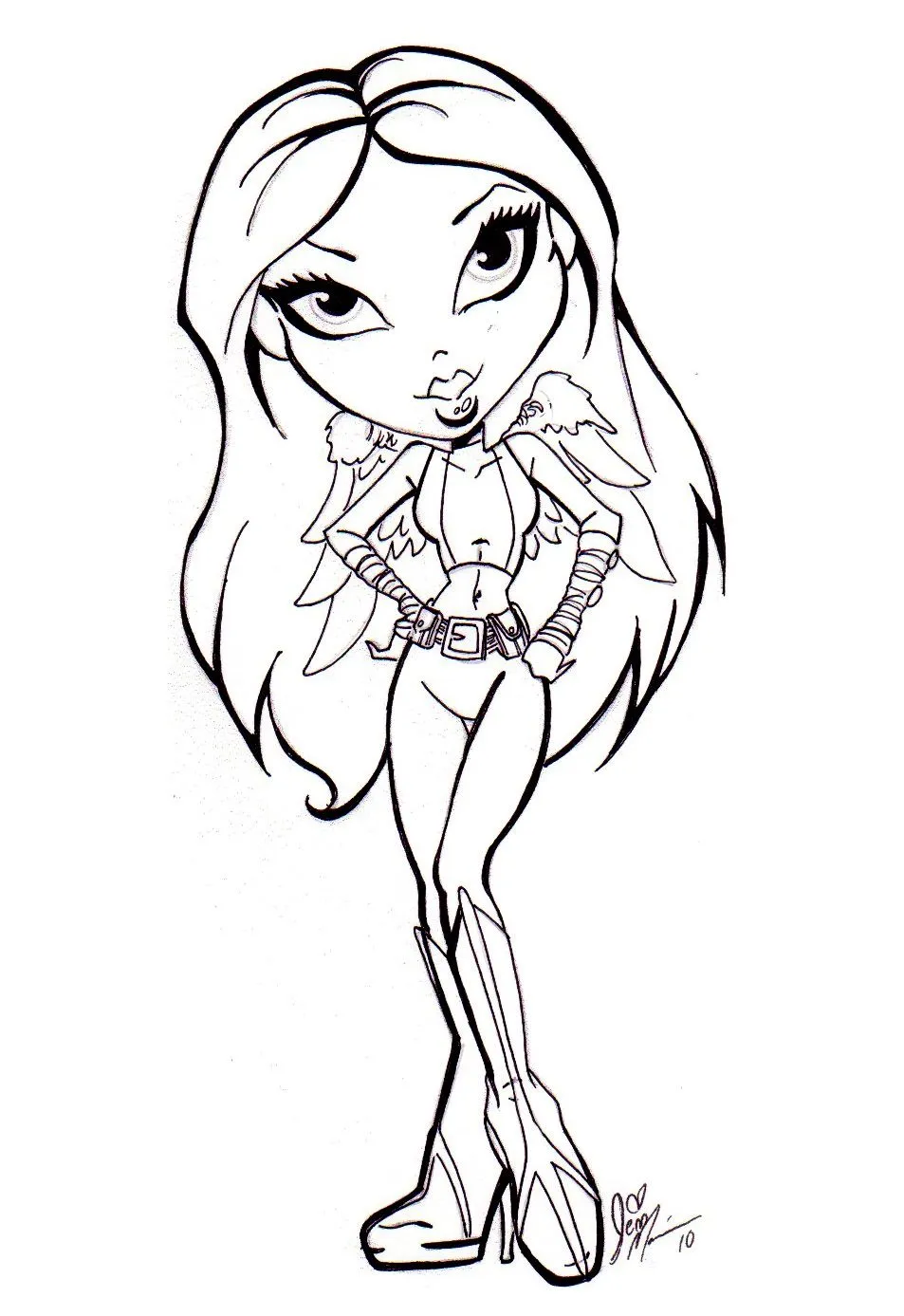 Bratz para colorear para niños - Bratz - Just Color Niños : Dibujos para  colorear para niños