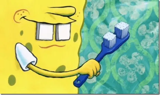 Brechando el Mundo: Cepillo de dientes de Bob Esponja