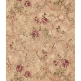  ... Brewster Wallcovering - Rollo de papel tapiz, rosas envejecidas