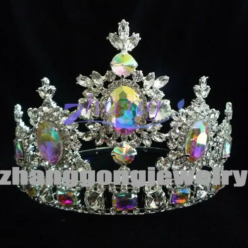 brillantes de cristal ab desfile corona de reina-Tiaras/Diademas ...