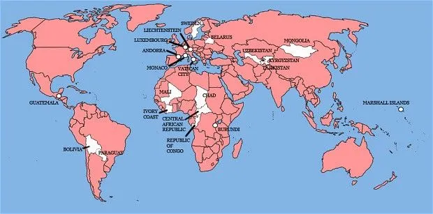 Los británicos han invadido el 90 por ciento de los países del mundo