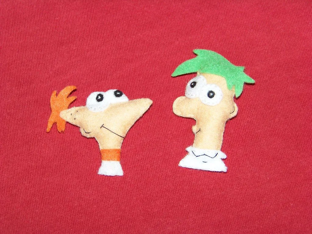 broche phineas y ferb fieltro | Flickr - Photo Sharing!