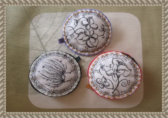 Broches de tela - Imagui