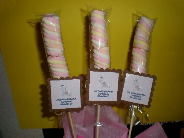 Brochetas para baby shower - Imagui