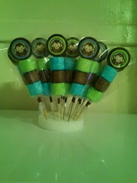 Brochetas de Mono (Baby Shower) | Baby shower♥ | Pinterest | Baby ...