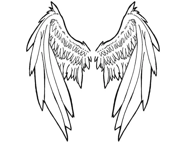 Broken Angel Wings Drawing - Gallery