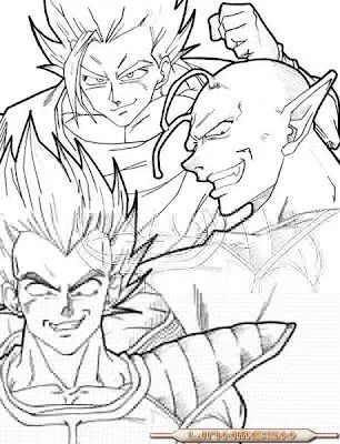 Broly para colorear - Imagui