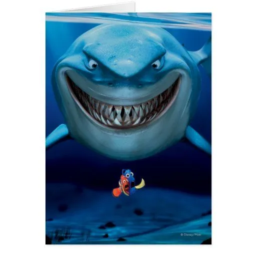 Bruce, Nemo y Dory 2 Tarjeta De Felicitación | Zazzle