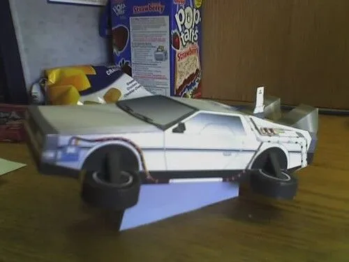 BttF 2 DeLorean Papercraft - a photo on Flickriver