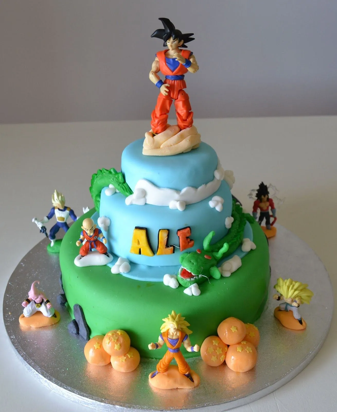 Buccias Cakes Torta Dragon Ball II cakepins.com | mesas dulces ...